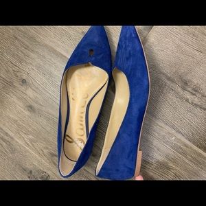 Blue Velvet Sam Edelman Flats
